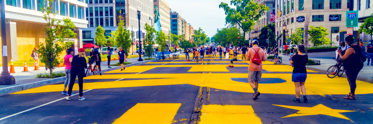 Photo of Black Lives Matter Plaza in Washington, D.C., by Ted Eytan